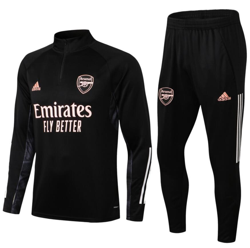 2021/22 Arsenal Black Training Kits Sweatshirt with Pants